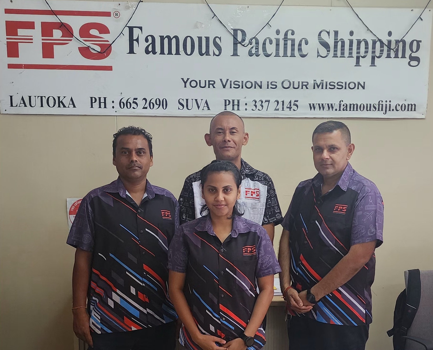 Famous Pacific Shipping Fiji Lautoka team